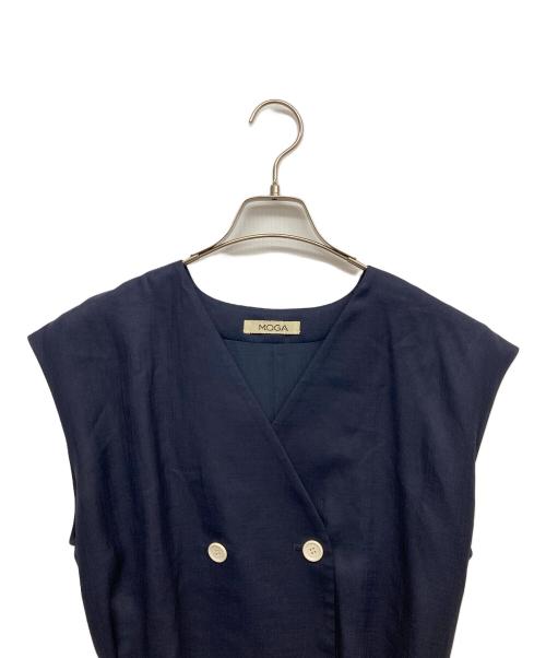 MOGA（モガ）MOGA (モガ) ジレワンピース ネイビー サイズ:3の古着・服飾アイテム