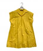 WEEKEND Max Maraウィークエンド マックスマーラ）の古着「ノースリーブワンピース」｜イエロー