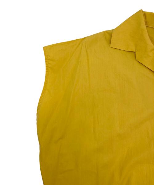 WEEKEND Max Mara（ウィークエンド マックスマーラ）Weekend Max Mara (ウィークエンド マックスマーラ) ノースリーブワンピース イエロー サイズ:36の古着・服飾アイテム