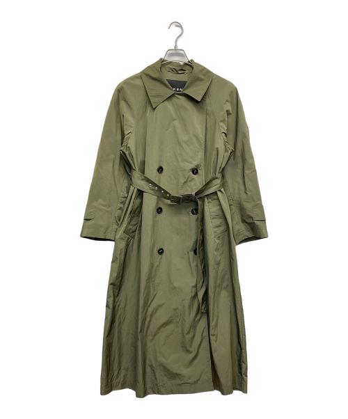 WEEKEND Max Mara（ウィークエンド マックスマーラ）Weekend Max Mara (ウィークエンド マックスマーラ) ナイロントレンチコート グリーン サイズ:38の古着・服飾アイテム