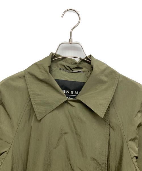 WEEKEND Max Mara（ウィークエンド マックスマーラ）Weekend Max Mara (ウィークエンド マックスマーラ) ナイロントレンチコート グリーン サイズ:38の古着・服飾アイテム