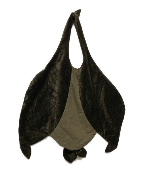 mina perhonen（ミナ ペルホネン）mina perhonen (ミナ ペルホネン) コウモリバッグ カーキの古着・服飾アイテム