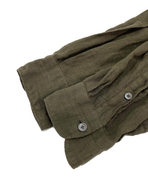 MAATEE&SONS（マーティーアンドサンズ）MAATEE&SONS (マーティーアンドサンズ) リネンプルオーバーシャツ グリーン サイズ:1の古着・服飾アイテム