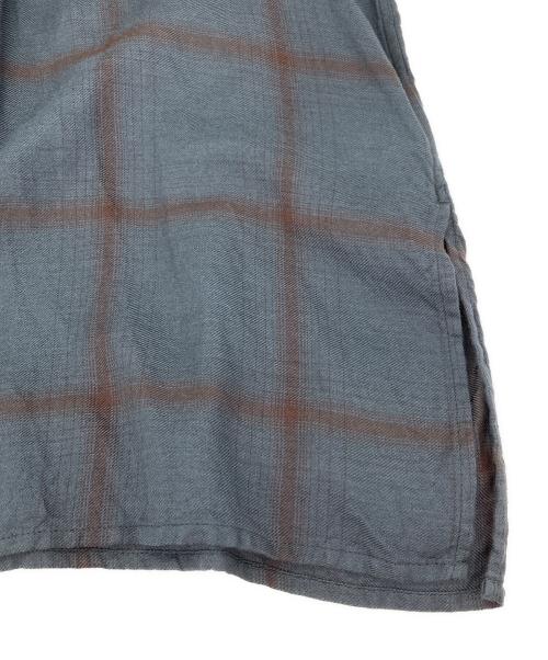 YOKE（ヨーク）YOKE (ヨーク) レーヨンオープンカラーシャツ ネイビー サイズ:2の古着・服飾アイテム