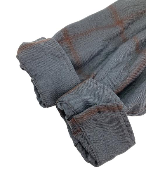 YOKE（ヨーク）YOKE (ヨーク) レーヨンオープンカラーシャツ ネイビー サイズ:2の古着・服飾アイテム