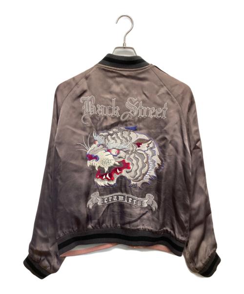 BACK STREET CRAWLER（バックストリートクローラー）BACK STREET CRAWLER (バックストリートクローラー) リバーシブルスカジャン グレー×ピンク サイズ:Ｓの古着・服飾アイテム