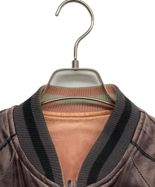 BACK STREET CRAWLER（バックストリートクローラー）BACK STREET CRAWLER (バックストリートクローラー) リバーシブルスカジャン グレー×ピンク サイズ:Ｓの古着・服飾アイテム