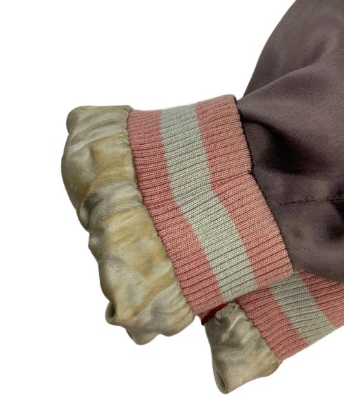 BACK STREET CRAWLER（バックストリートクローラー）BACK STREET CRAWLER (バックストリートクローラー) リバーシブルスカジャン グレー×ピンク サイズ:Ｓの古着・服飾アイテム