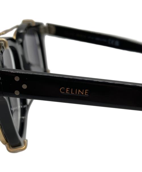 CELINE（セリーヌ）CELINE (セリーヌ) サングラス ブラック×ゴールド サイズ:50□19 145の古着・服飾アイテム