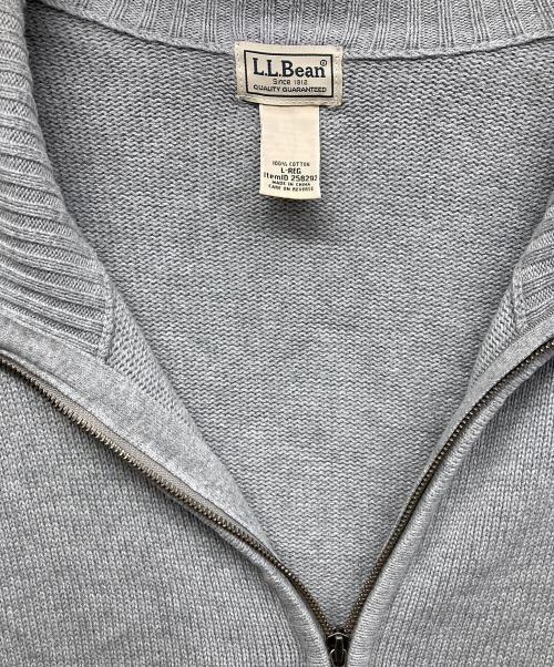 L.L.Bean（エルエルビーン）L.L.Bean (エルエルビーン) フルジップニット グレー サイズ:Lの古着・服飾アイテム