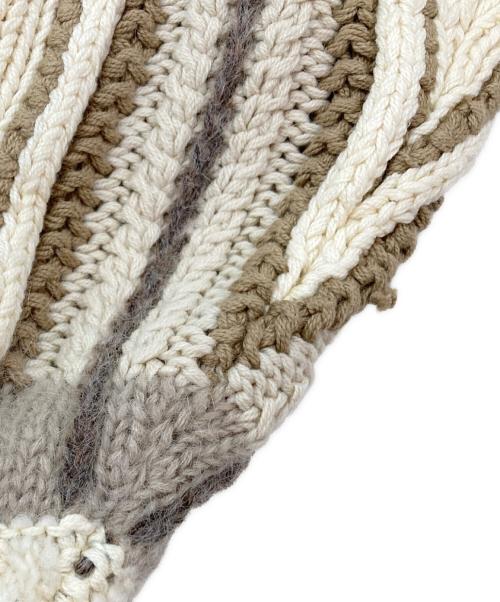 TODAYFUL（トゥデイフル）TODAYFUL (トゥデイフル) Geometric Hand Knit ベージュ サイズ:Fの古着・服飾アイテム