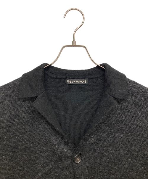 ISSEY MIYAKE（イッセイミヤケ）ISSEY MIYAKE (イッセイミヤケ) モヘア混カーディガン グレー サイズ:2の古着・服飾アイテム