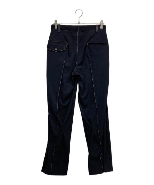 KHOKI（コッキ）khoki (コッキ) Pleat-detail pants ブラック サイズ:1の古着・服飾アイテム