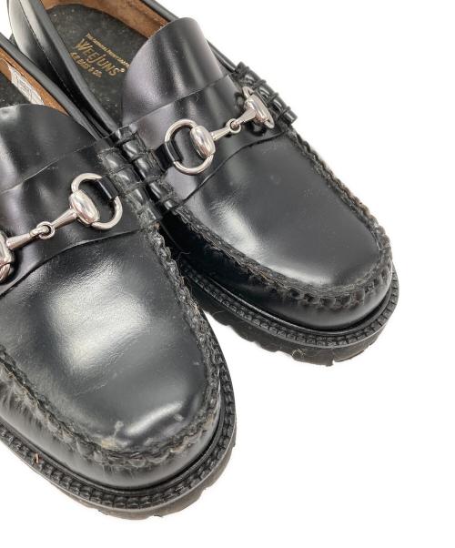 G.H.BASS（ジーエイチバス）G.H.BASS (ジーエイチバス) ホースビットローファー ブラック サイズ:US7の古着・服飾アイテム