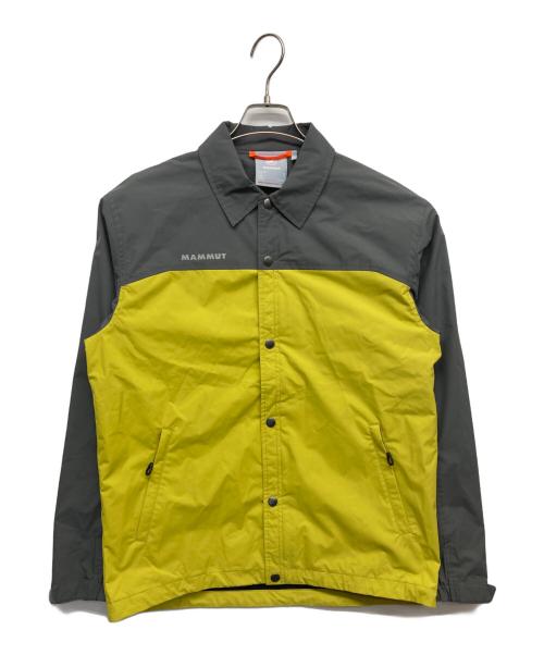 MAMMUT（マムート）MAMMUT (マムート) ユーティリティ コーチ ジャケット グレー×イエロー サイズ:Lの古着・服飾アイテム