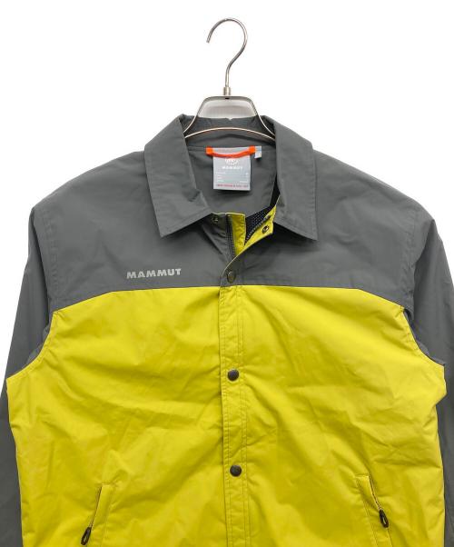 MAMMUT（マムート）MAMMUT (マムート) ユーティリティ コーチ ジャケット グレー×イエロー サイズ:Lの古着・服飾アイテム