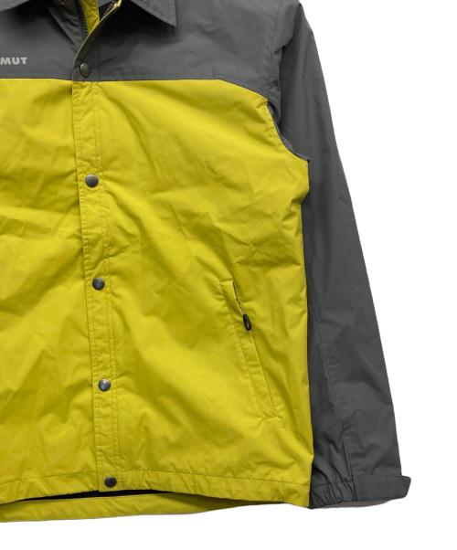 MAMMUT（マムート）MAMMUT (マムート) ユーティリティ コーチ ジャケット グレー×イエロー サイズ:Lの古着・服飾アイテム