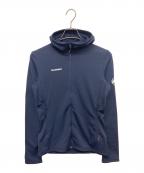 MAMMUTマムート）の古着「アコンカグア ライト ミッドレイヤー フーデッド ジャケット」｜ネイビー