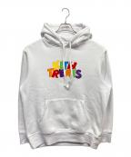 KITHキス）の古着「キストリーツ 3Dロゴ パーカー」｜ホワイト