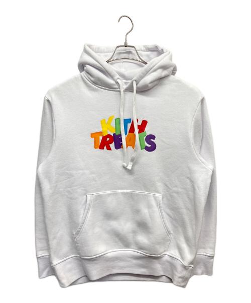 KITH（キス）KITH (キス) キストリーツ 3Dロゴ パーカー ホワイト サイズ:Mの古着・服飾アイテム