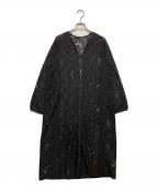 COLLAGE GALLARDAGALANTEコラージュ ガリャルダガランテ）の古着「レースガウンワンピース」｜ブラック