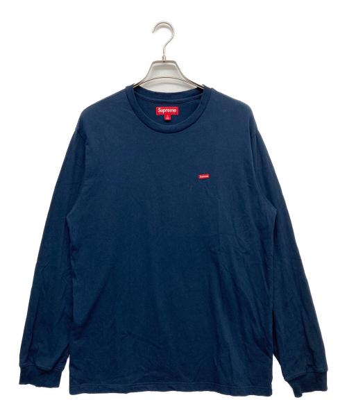 SUPREME（シュプリーム）SUPREME (シュプリーム) スモールボックスロゴカットソー ネイビー サイズ:Mの古着・服飾アイテム
