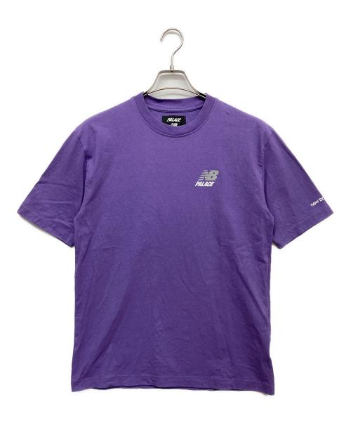 PALACE（パレス）PALACE (パレス) NEW BALANCE (ニューバランス) Logo T-Shirt パープル サイズ:Mの古着・服飾アイテム