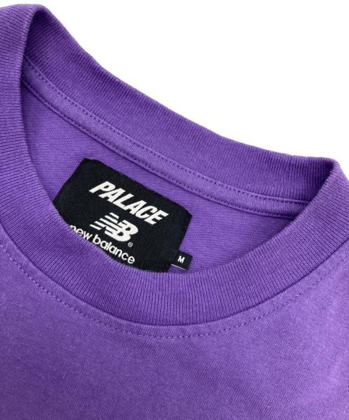 PALACE（パレス）PALACE (パレス) NEW BALANCE (ニューバランス) Logo T-Shirt パープル サイズ:Mの古着・服飾アイテム