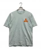 PALACE×PORTERパレス×ポーター）の古着「プリントTシャツ」｜ブルー