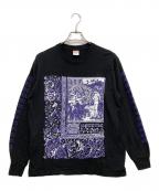 SUPREMEシュプリーム）の古着「Saint Sebastian L/S Tee」｜ブラック