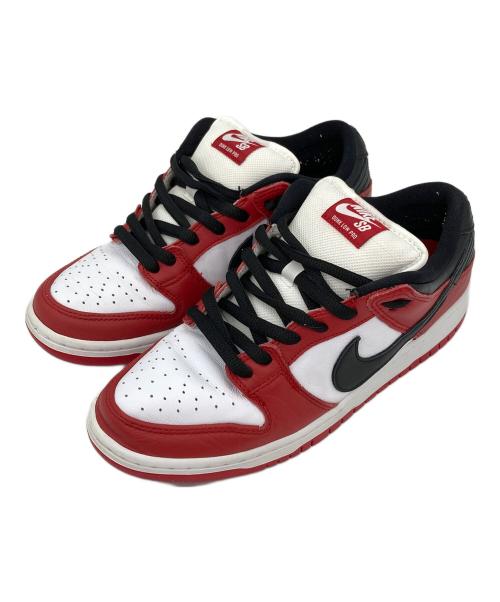 NIKE（ナイキ）NIKE (ナイキ) SB Dunk Low Pro ホワイト×レッド サイズ:27の古着・服飾アイテム