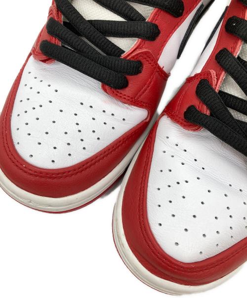 NIKE（ナイキ）NIKE (ナイキ) SB Dunk Low Pro ホワイト×レッド サイズ:27の古着・服飾アイテム