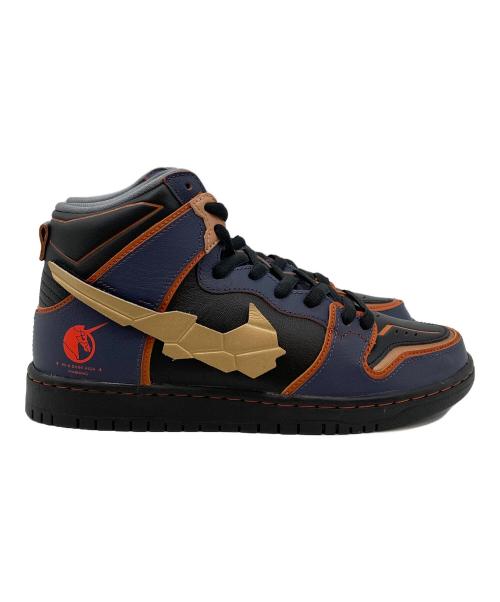 NIKE SB（ナイキエスビー）NIKE SB (ナイキエスビー) SB Dunk High PRO QS  ネイビー×ブラック サイズ:27の古着・服飾アイテム