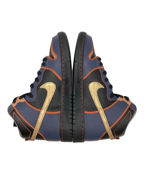 NIKE SB（ナイキエスビー）NIKE SB (ナイキエスビー) SB Dunk High PRO QS  ネイビー×ブラック サイズ:27の古着・服飾アイテム