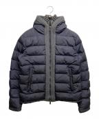 MONCLERモンクレール）の古着「カヌートニット切替ダウンジャケット」｜ネイビー
