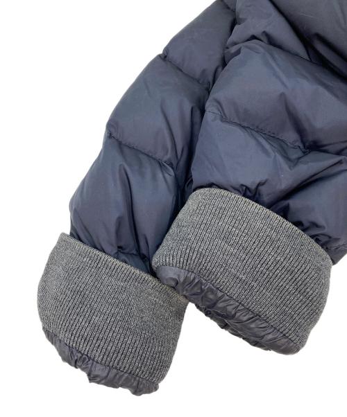 MONCLER（モンクレール）MONCLER (モンクレール) カヌートニット切替ダウンジャケット ネイビー サイズ:3の古着・服飾アイテム