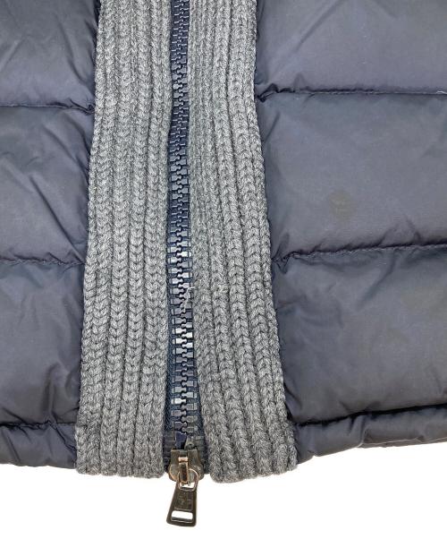 MONCLER（モンクレール）MONCLER (モンクレール) カヌートニット切替ダウンジャケット ネイビー サイズ:3の古着・服飾アイテム