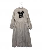 TSUHARU by samansa Mos2ツハル バイ サマンサモスモス）の古着「リネンワンピース」｜ベージュ