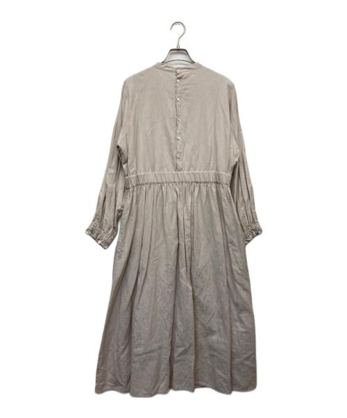 TSUHARU by samansa Mos2（ツハル バイ サマンサモスモス）TSUHARU by Samansa Mos2 (ツハル バイ サマンサモスモス) リネンワンピース ベージュ サイズ:FREEの古着・服飾アイテム