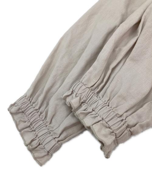 TSUHARU by samansa Mos2（ツハル バイ サマンサモスモス）TSUHARU by Samansa Mos2 (ツハル バイ サマンサモスモス) リネンワンピース ベージュ サイズ:FREEの古着・服飾アイテム