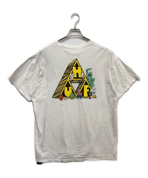 HUF（ハフ）HUF (ハフ) Tシャツ ホワイト サイズ:XLの古着・服飾アイテム