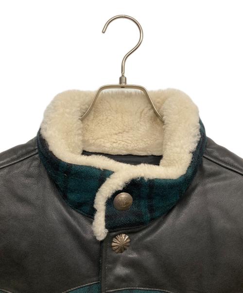 Ron Herman（ロンハーマン）Ron Herman (ロンハーマン) コンチョボタンダウンベスト グリーン サイズ:Lの古着・服飾アイテム