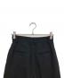 中古・古着 H BEAUTY&YOUTH (エイチ ビューティー&ユース) タックハーフパンツ ブラック サイズ:SMALL：3000円