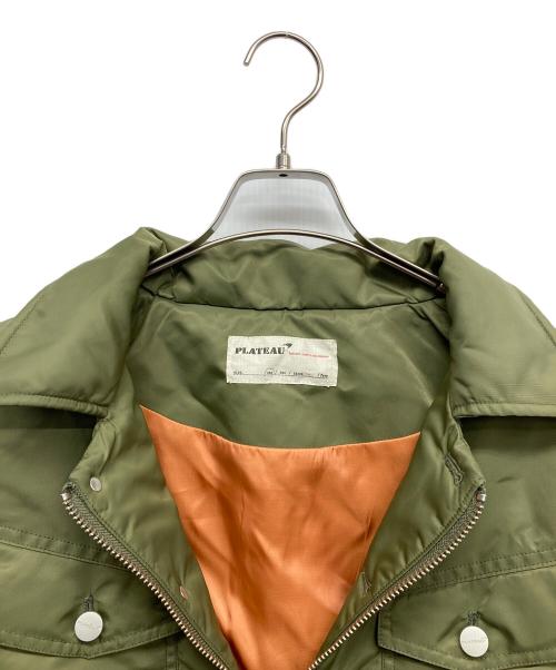PLATEAU STUDIO（プラテウスタジオ）PLATEAU STUDIO (プラテウスタジオ) レイヤードボンバージャケット オリーブ サイズ:1の古着・服飾アイテム