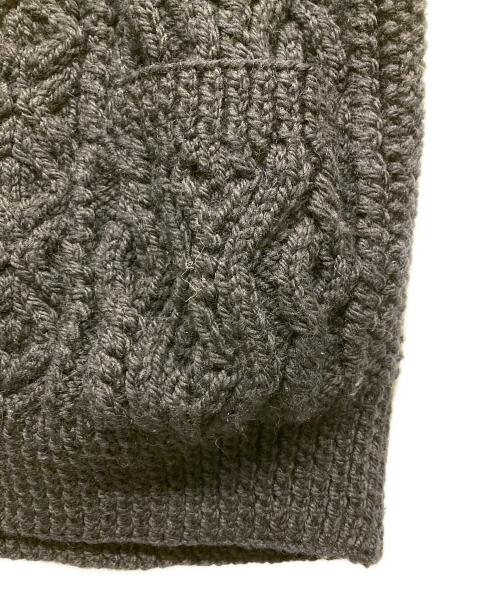 INVERALLAN（インバーアラン）INVERALLAN (インバーアラン) アランニットカーディガン ネイビー サイズ:FREEの古着・服飾アイテム