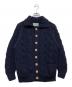 INVERALLAN（インバーアラン）の古着「アランニットカーディガン」｜ネイビー