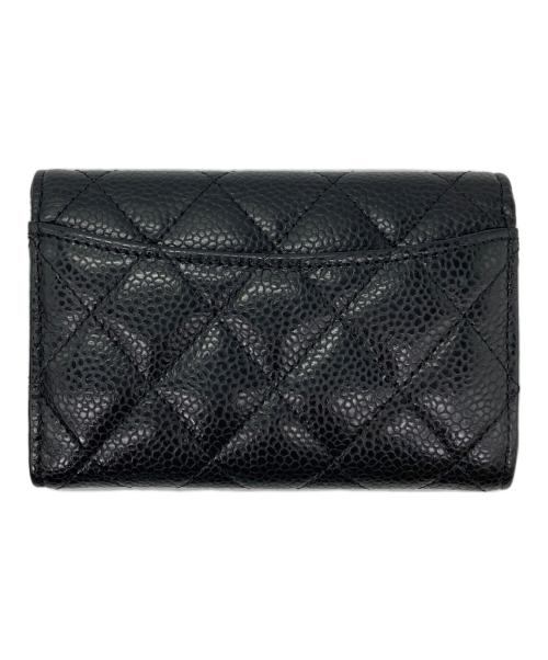 CHANEL（シャネル）CHANEL (シャネル) マトラッセカードケース ブラックの古着・服飾アイテム
