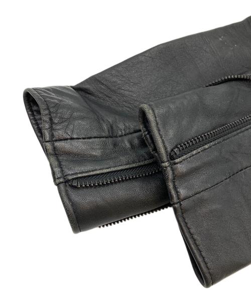 Schott（ショット）Schott (ショット) スタッズラムレザーダブルライダースジャケット ブラック サイズ:XSの古着・服飾アイテム