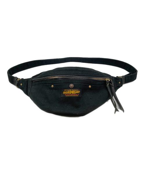 IRON HEART（アイアンハート）IRON HEART (アイアンハート) 21oz黒鎧デニム ウエストバッグ ブラックの古着・服飾アイテム