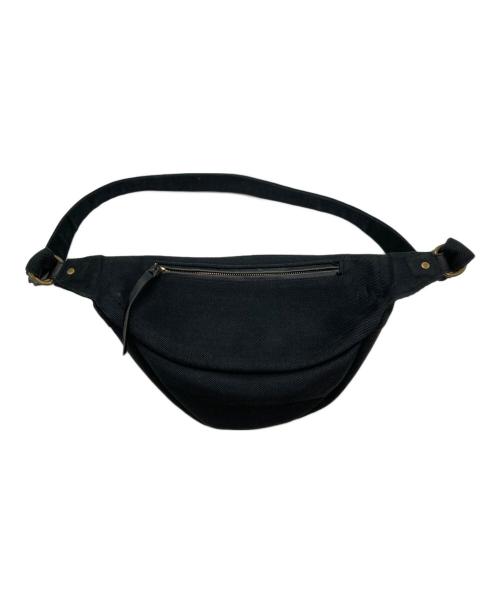 IRON HEART（アイアンハート）IRON HEART (アイアンハート) 21oz黒鎧デニム ウエストバッグ ブラックの古着・服飾アイテム